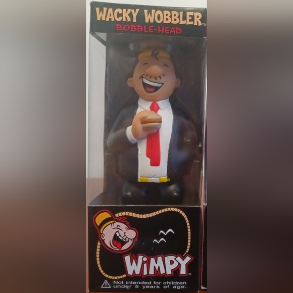 Collectible Wacky Wobbler Bobblehead by Funko WIMPY - Picture 10 of 14